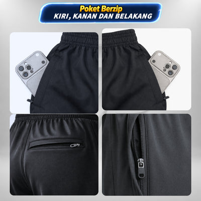 PT Seluar Latihan Scuba Premium Kaki Cekak Tracksuit Sukan Sekolah Unisex Kids Training Pants 552