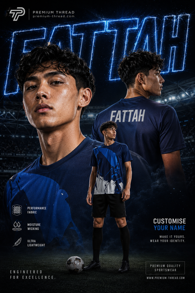 2026 Premium Sublimation Jersey Unisex | Quick Dry Breathable Microfiber Sportswear (010 DARK BLUE)