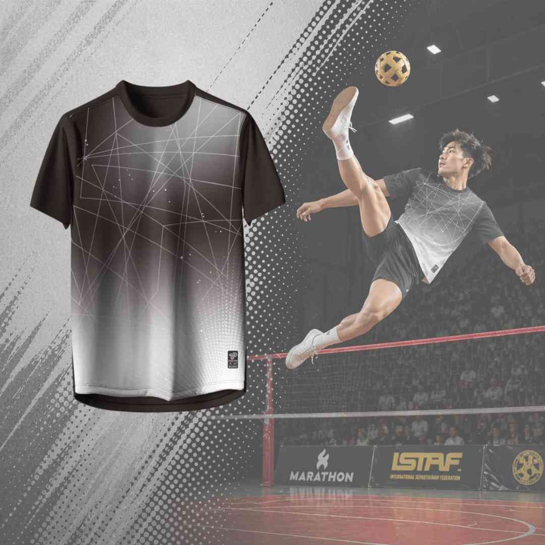 2026 Premium Sublimation Jersey Unisex | Quick Dry Breathable Microfiber Sportswear (013 BLACK)