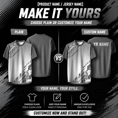 2026 Premium Sublimation Jersey Unisex | Quick Dry Breathable Microfiber Sportswear (014 LIGHT GREY)
