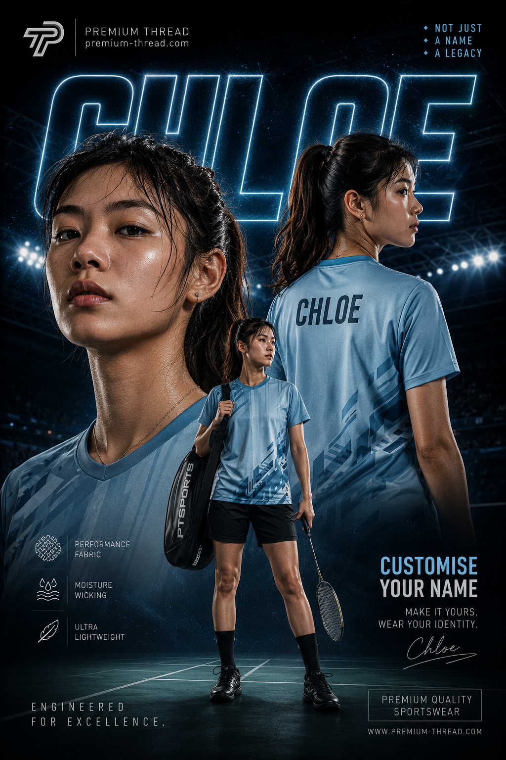 2026 Premium Sublimation Jersey Unisex | Quick Dry Breathable Microfiber Sportswear (015 LIGHT BLUE)
