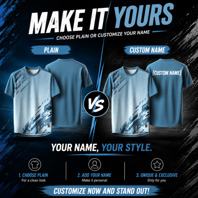 2026 Premium Sublimation Jersey Unisex | Quick Dry Breathable Microfiber Sportswear (015 LIGHT BLUE)