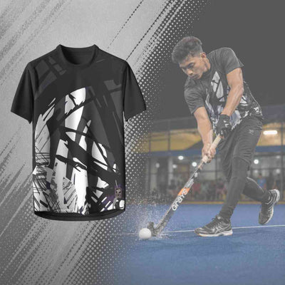 2026 Premium Sublimation Jersey Unisex | Quick Dry Breathable Microfiber Sportswear (017 BLACK)