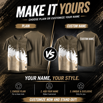 2026 Premium Sublimation Jersey Unisex | Quick Dry Breathable Microfiber Sportswear (018 KHAKI)