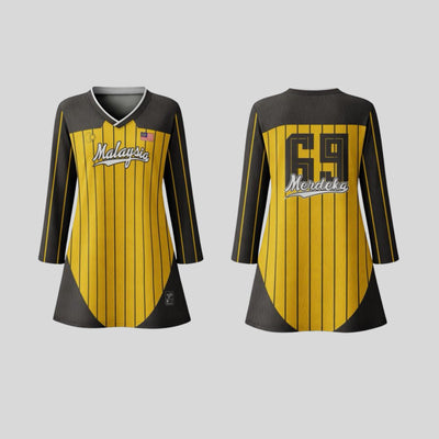 Baju Jersey Family 🇲🇾 Merdeka Malaysia Premium Unisex Microfiber | Jersi Merdeka Muslimah Lengan Panjang | Baju Tema Hari Kebangsaan Jalur Gemilang 027/035