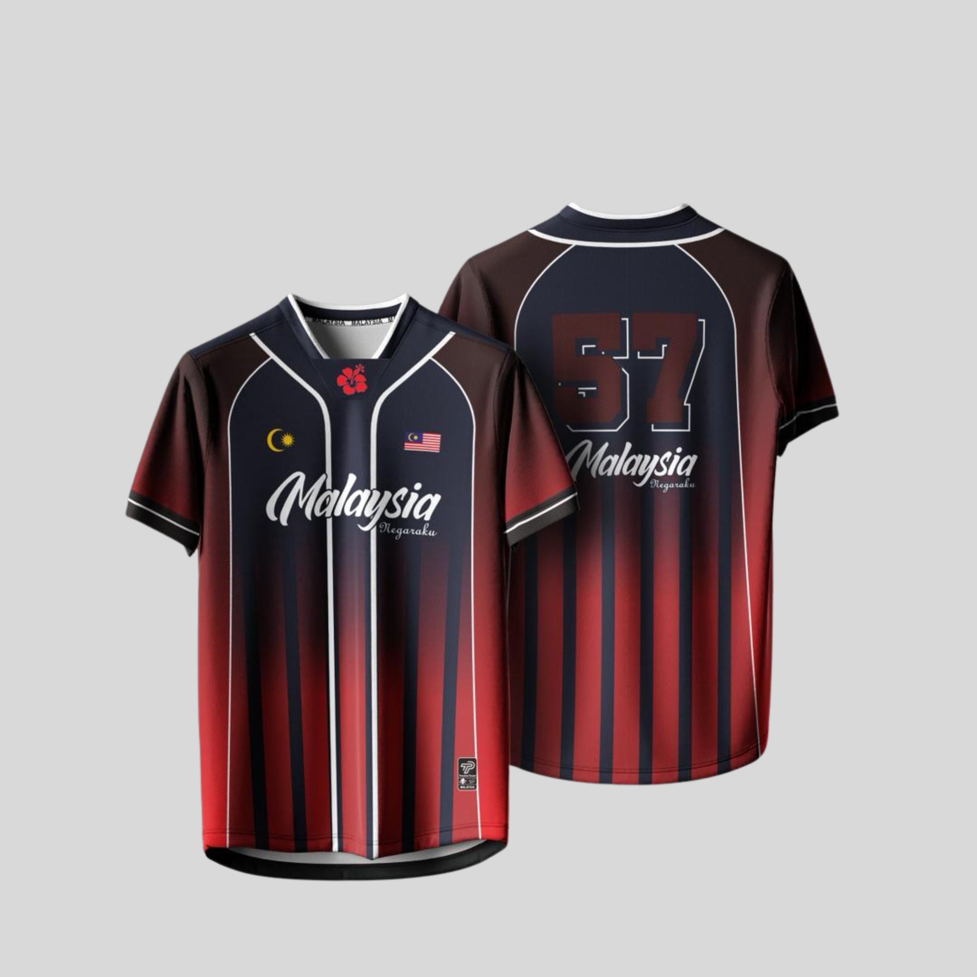 Baju Jersey Family 🇲🇾 Merdeka Malaysia Premium Unisex Microfiber | Jersi Merdeka Muslimah Lengan Panjang | Baju Tema Hari Kebangsaan Jalur Gemilang 020/028