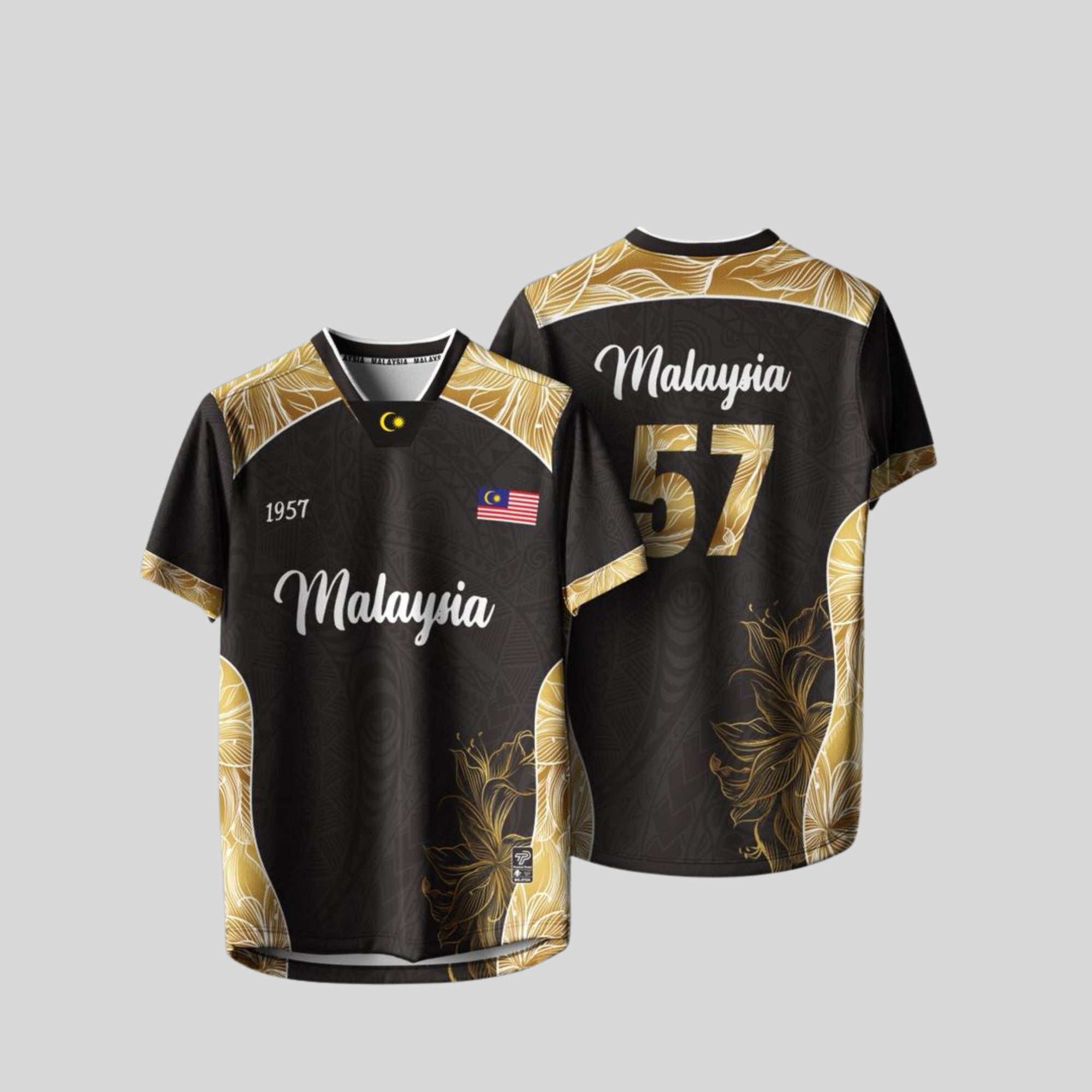 Baju Jersey Family 🇲🇾 Merdeka Malaysia Premium Unisex Microfiber | Jersi Merdeka Muslimah Lengan Panjang | Baju Tema Hari Kebangsaan Jalur Gemilang 026/034