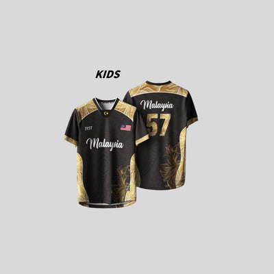 Baju Jersey Family 🇲🇾 Merdeka Malaysia Premium Unisex Microfiber | Jersi Merdeka Muslimah Lengan Panjang | Baju Tema Hari Kebangsaan Jalur Gemilang 026/034