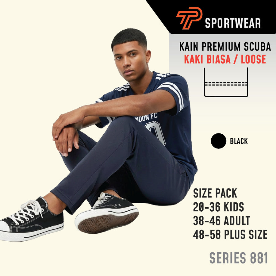 PT SPORTWEAR Tracksuit Pants Unisex Seluar Kaki Biasa Plain Sekolah Seluar  Sukan Size Budak - Plus Size 20 - 58 S- 7XL