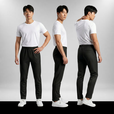 Tracksuit Scuba Kaki Biasa Unisex Budak / Dewasa Seluar Track Budak Lelaki Plain Hitam / Sekolah Dan Sukan Seluar trek scuba budak 772 Premium Thread