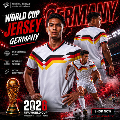 World Cup 2026 Germany Football Jersey Unisex Premium Microfiber Quick Dry Breathable Sports Shirt Futsal Gym Running Ready Stock Malaysia 002