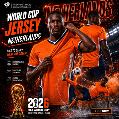 World Cup 2026 Netherlands Football Jersey Unisex Premium Microfiber Quick Dry Breathable Sports Shirt Futsal Gym Running Ready Stock Malaysia 009